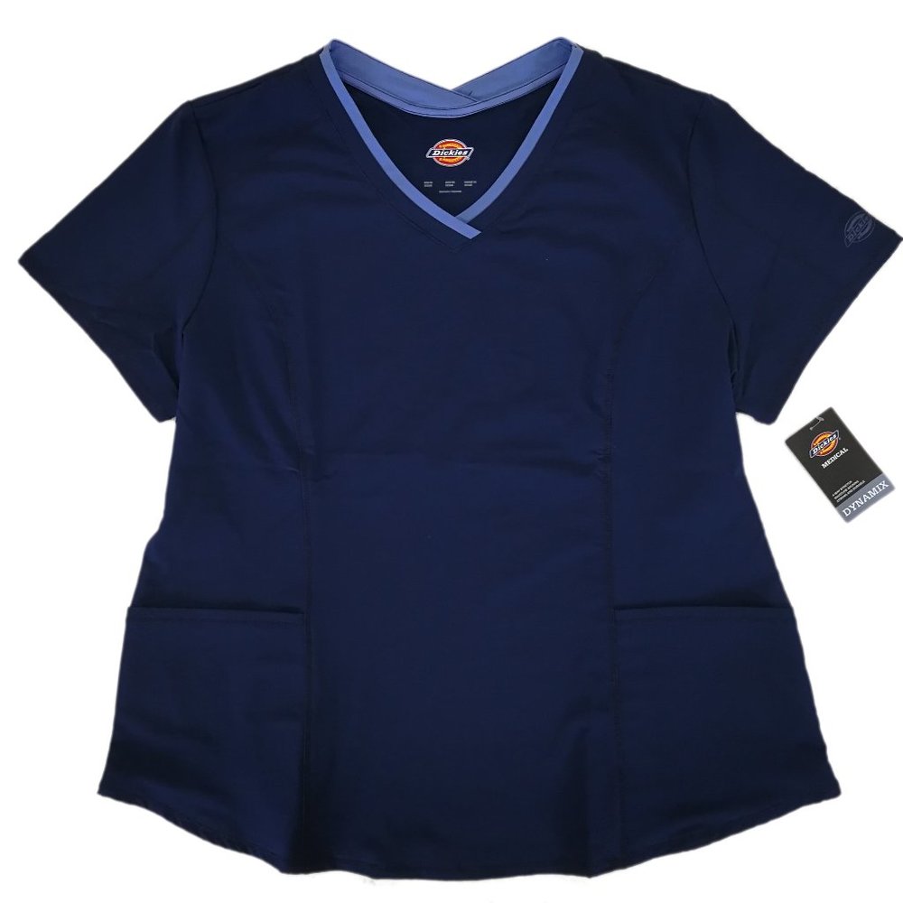 Dickies Scrub Top DK727 Navy Blue